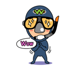 Weera the Diver!! sticker #10020728