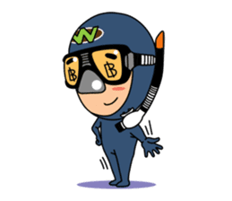 Weera the Diver!! sticker #10020734