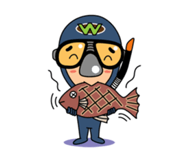 Weera the Diver!! sticker #10020735