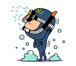Weera the Diver!! sticker #10020736
