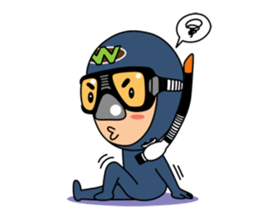 Weera the Diver!! sticker #10020739
