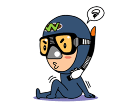 Weera the Diver!! sticker #10020739