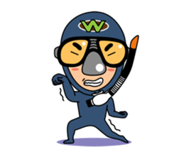 Weera the Diver!! sticker #10020741