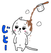 Chocolate cat Sticker sticker #10020760