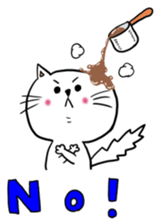 Chocolate cat Sticker sticker #10020761