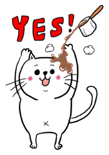 Chocolate cat Sticker sticker #10020762