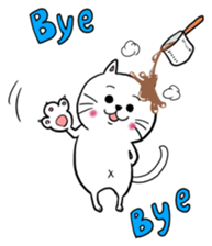 Chocolate cat Sticker sticker #10020767