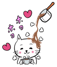 Chocolate cat Sticker sticker #10020773