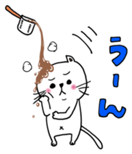 Chocolate cat Sticker sticker #10020774