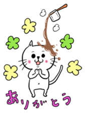 Chocolate cat Sticker sticker #10020782