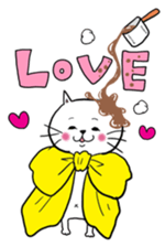 Chocolate cat Sticker sticker #10020787