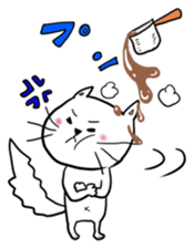 Chocolate cat Sticker sticker #10020789