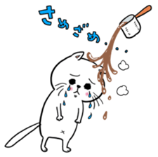 Chocolate cat Sticker sticker #10020792