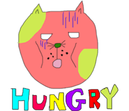 so colorful cats sticker #10021416