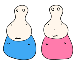 Let sit down together sticker #10021664