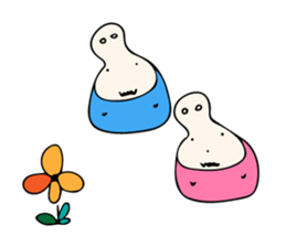 Let sit down together sticker #10021665