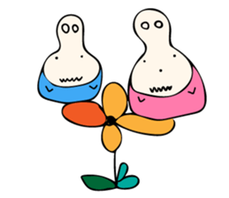 Let sit down together sticker #10021666