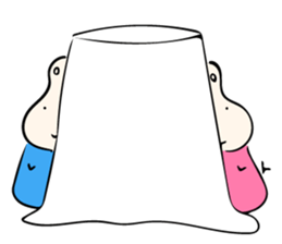 Let sit down together sticker #10021671