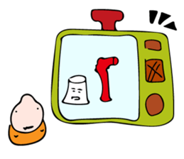 Let sit down together sticker #10021675