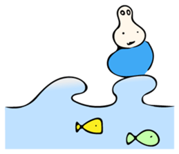 Let sit down together sticker #10021678