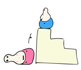 Let sit down together sticker #10021679