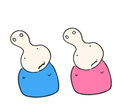 Let sit down together sticker #10021680