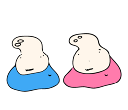 Let sit down together sticker #10021681