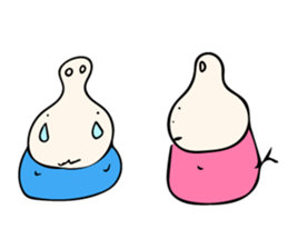 Let sit down together sticker #10021689