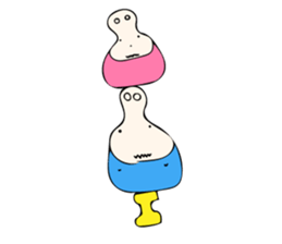 Let sit down together sticker #10021702