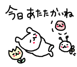 Spring cute bear stickers! sticker #10021753