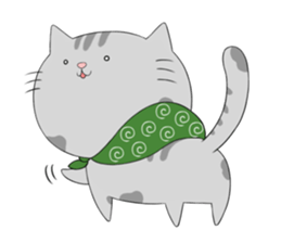Gray-Nyanko sticker #10021915