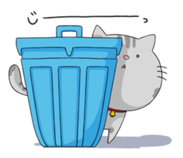 Gray-Nyanko sticker #10021917