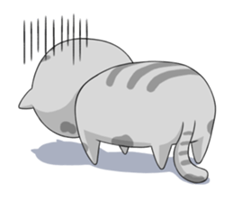 Gray-Nyanko sticker #10021918
