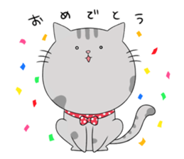 Gray-Nyanko sticker #10021931