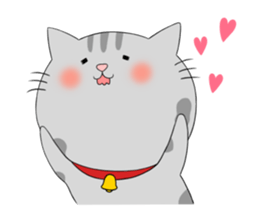 Gray-Nyanko sticker #10021932