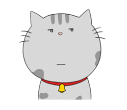 Gray-Nyanko sticker #10021935