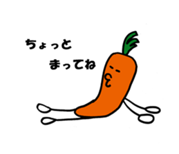 carrot happy sticker #10022444