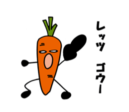 carrot happy sticker #10022448