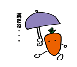 carrot happy sticker #10022453