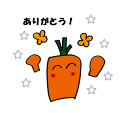 carrot happy sticker #10022454