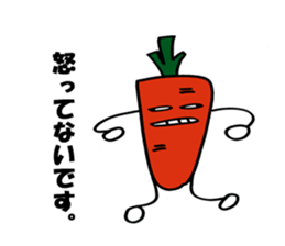 carrot happy sticker #10022456