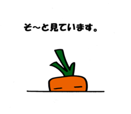 carrot happy sticker #10022457