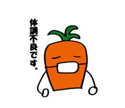 carrot happy sticker #10022462