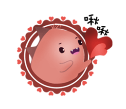 little little monster sticker #10022469