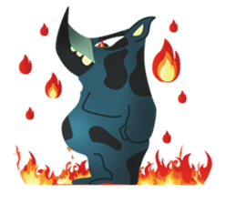 little little monster sticker #10022472