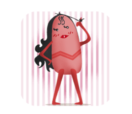 little little monster sticker #10022486