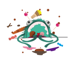 little little monster sticker #10022496