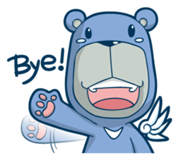 Blue Bear 2 sticker #10022705