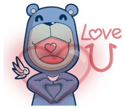 Blue Bear 2 sticker #10022717