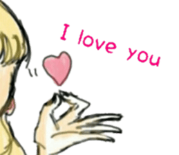 unfortunate girl sticker #10022824